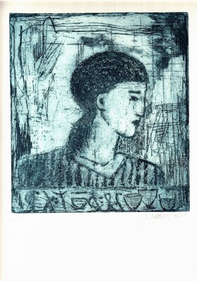 o.T., Aquatinta, Platte 21x19cm, 2021